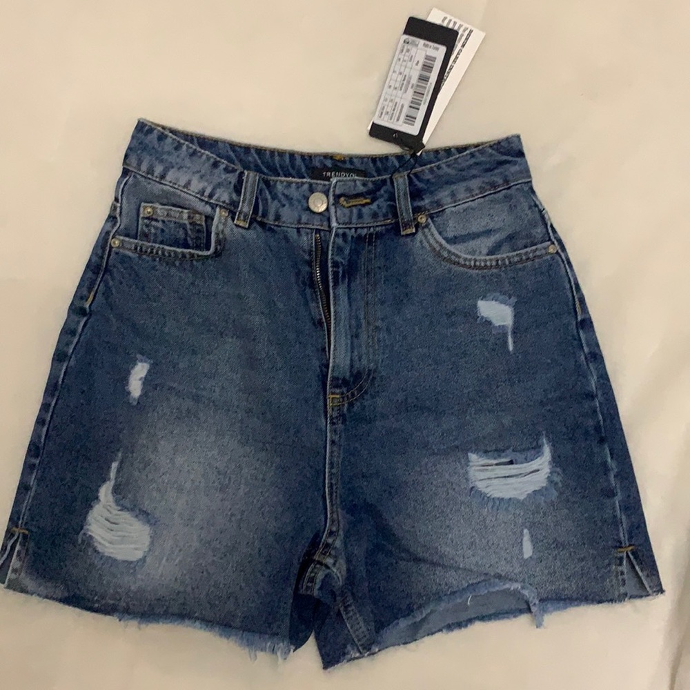 denim shorts